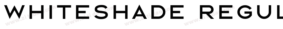 Whiteshade Regular字体转换